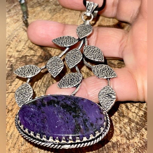 4” Charoite Pendant known as “The Transformation Stone” - Picture 6 of 12